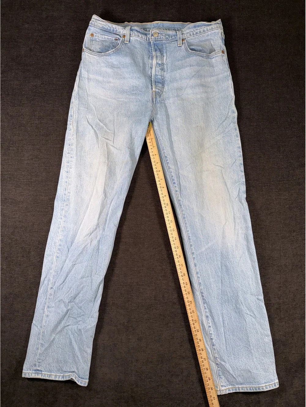 Levi's Light Blue Straight Leg Jeans W32 L32
